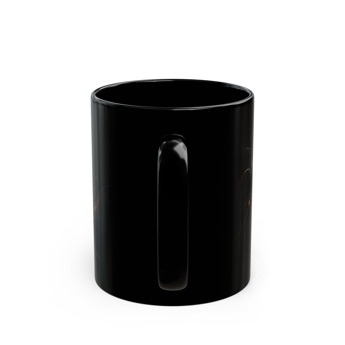 Black & Gold Abstract Mug