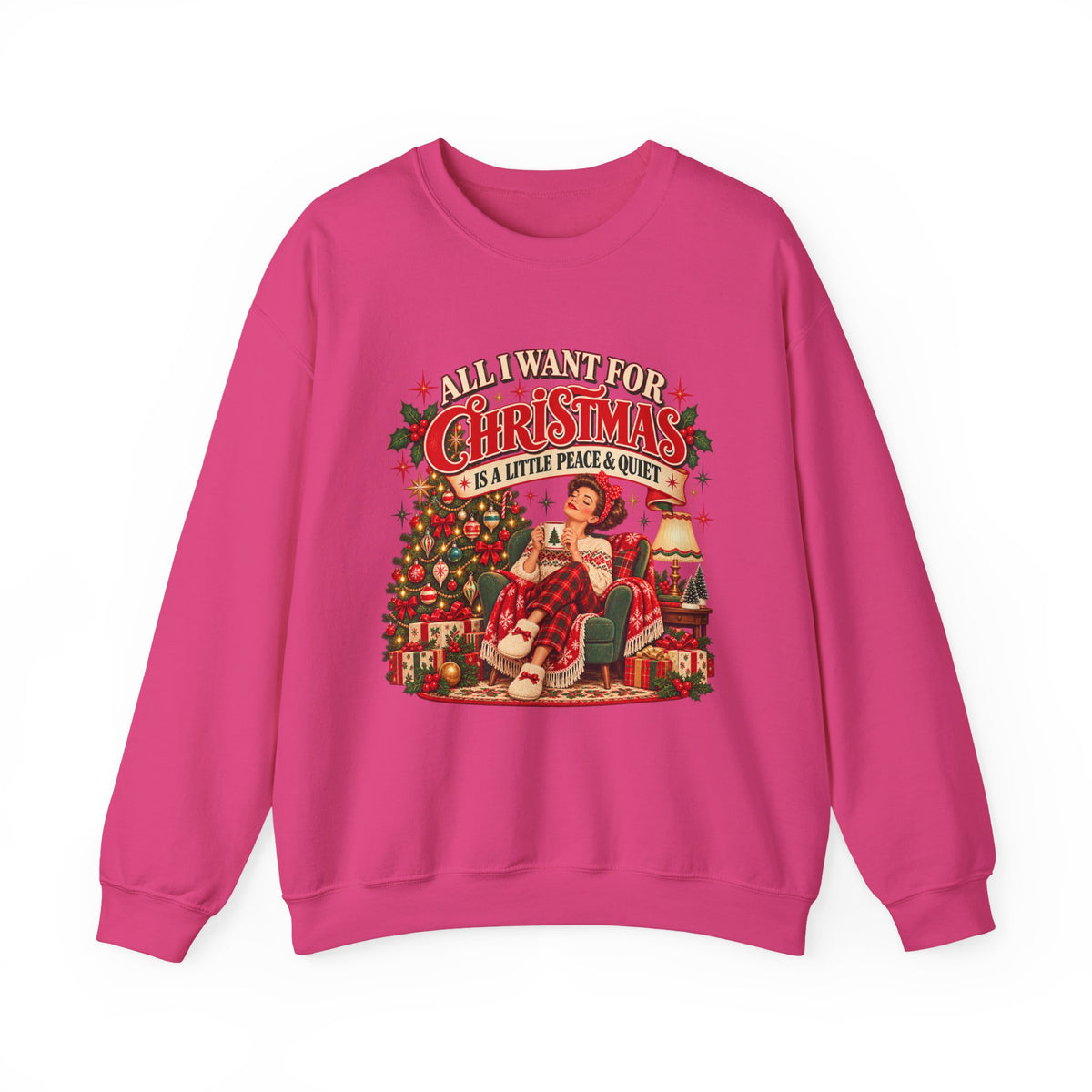 A Little Peace & Quiet Christmas Sweatshirt