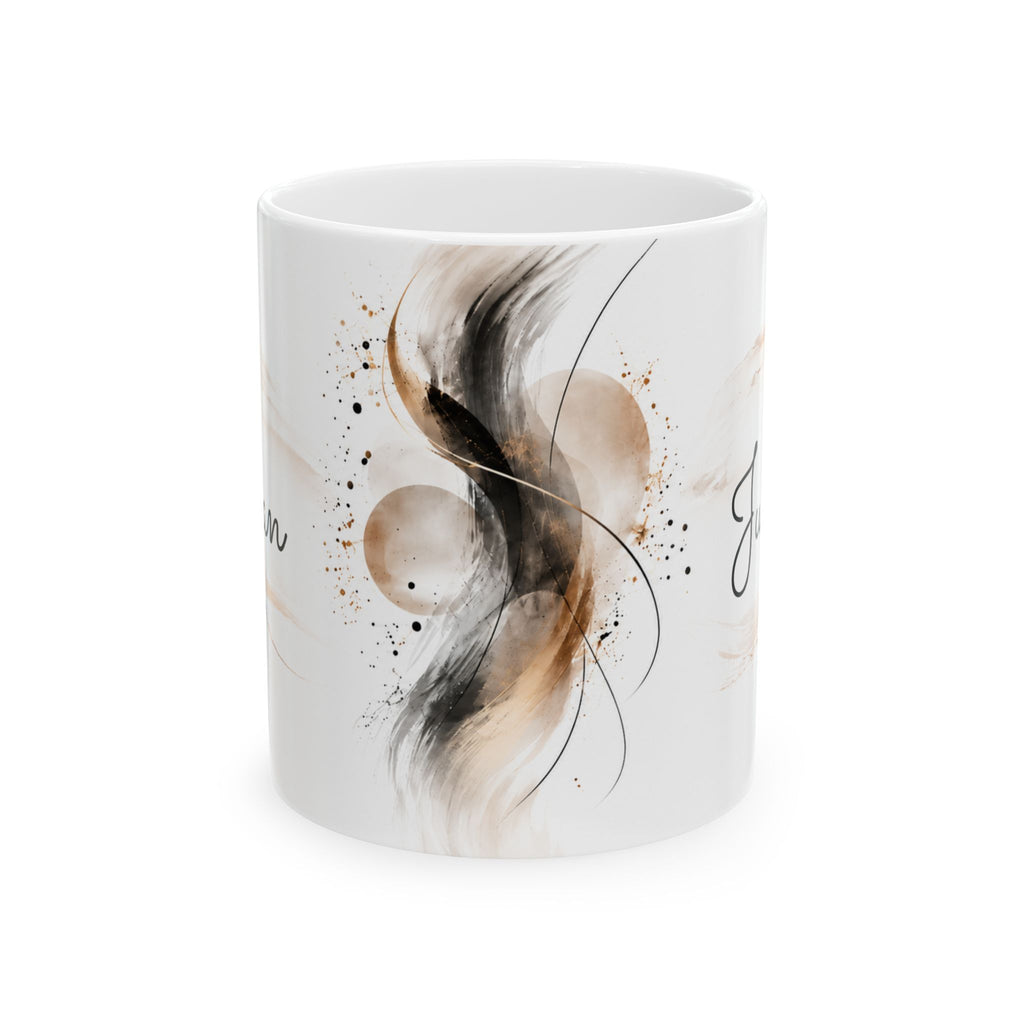 Personalized Abstract Name Mug