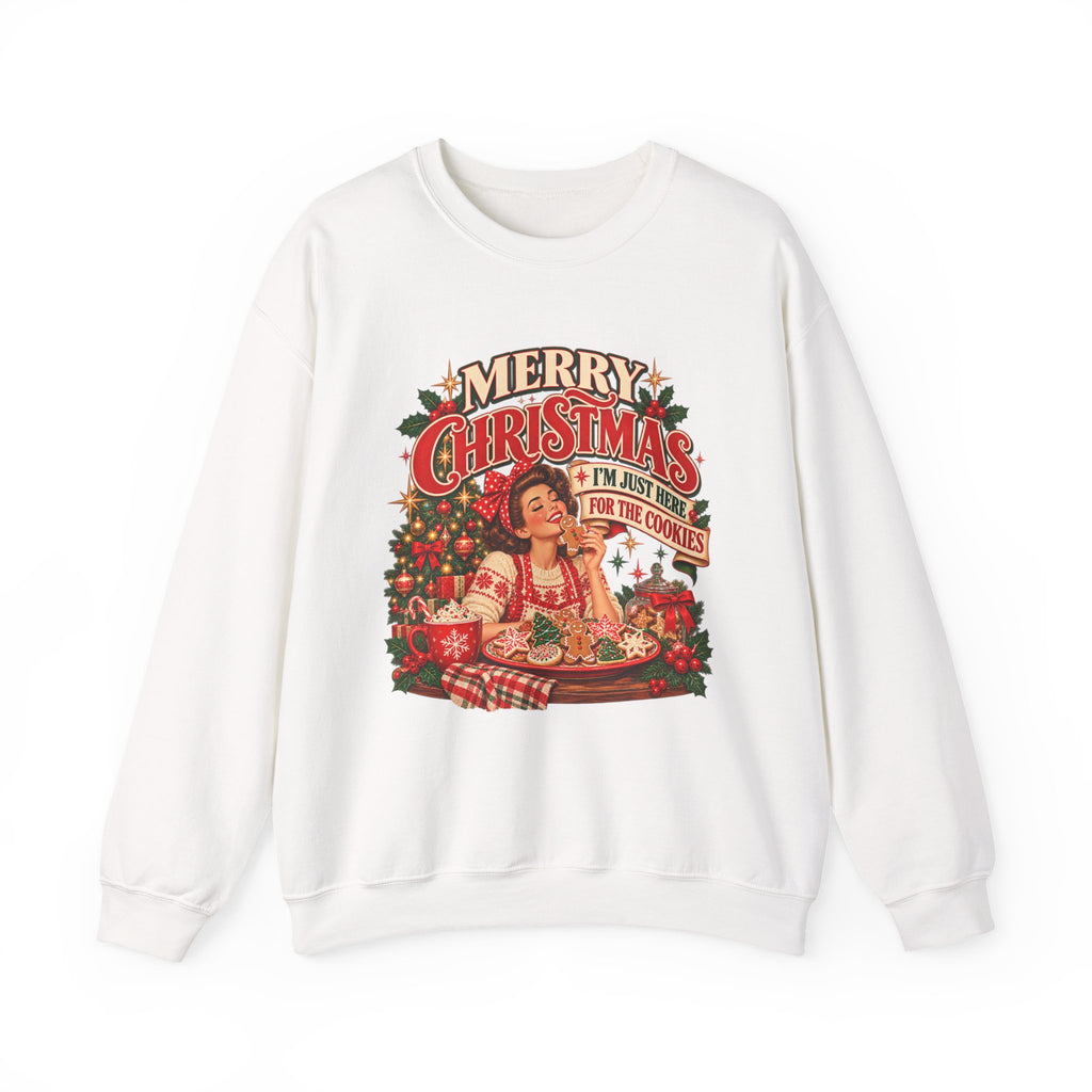 I’m Just Here for the Cookies Christmas Sweatshirt