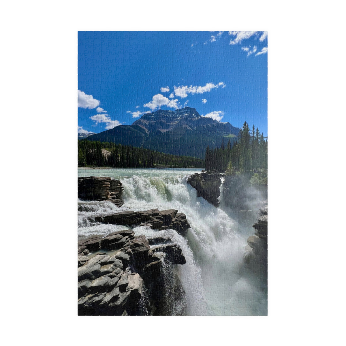 Mountain Waterfall Jigsaw Puzzle